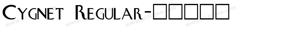 Cygnet Regular字体转换